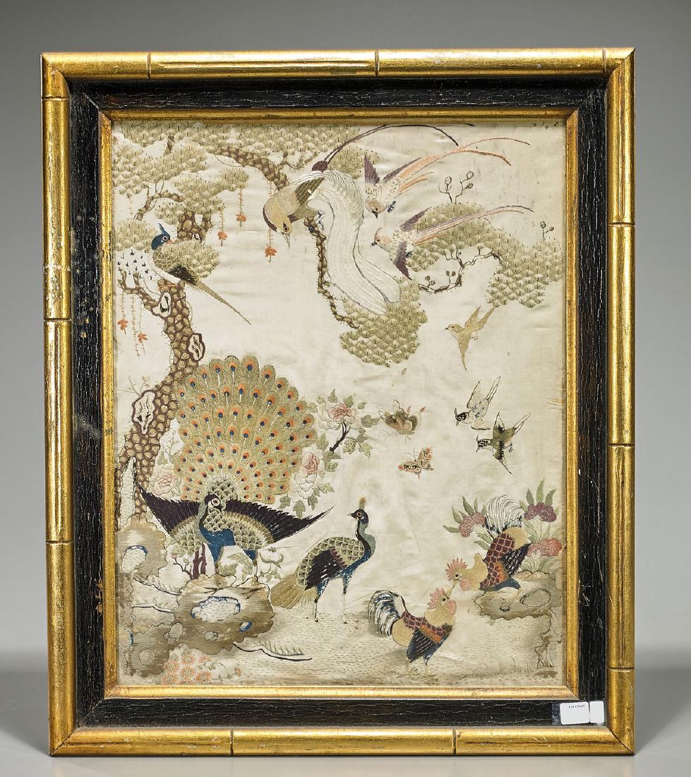 Antique Chinese Silk Embroidery (1 of 1)