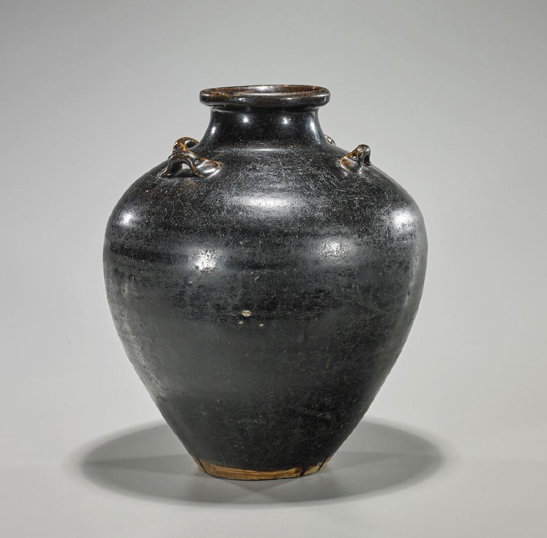 Jin Dynasty Henan-Glazed Pottery Martaban Jar (1 of 1)