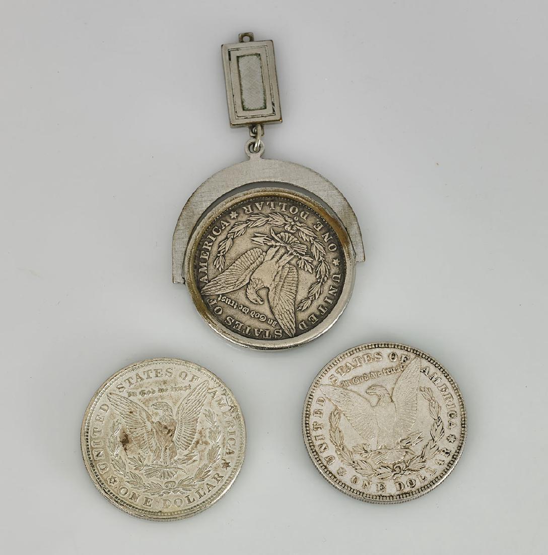 Group of Three Morgan Silver Dollar Coins (1 of 2)