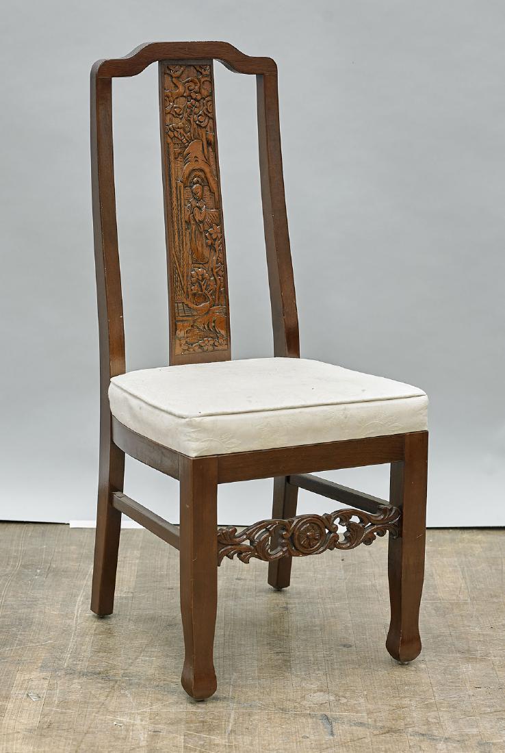 Chinese Carved Wood Chair (1 of 1)