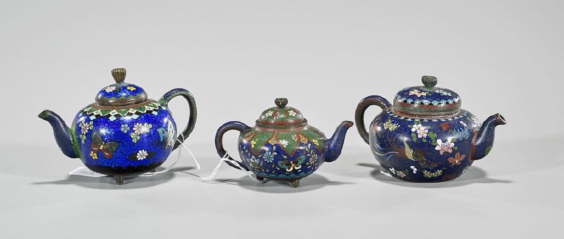 Group of Three Antique Japanese Cloisonné Enamel (1 of 1)