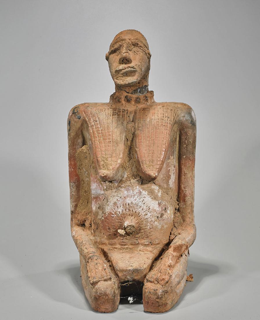 Tall Djenné-Style Pottery Figure (1 of 1)