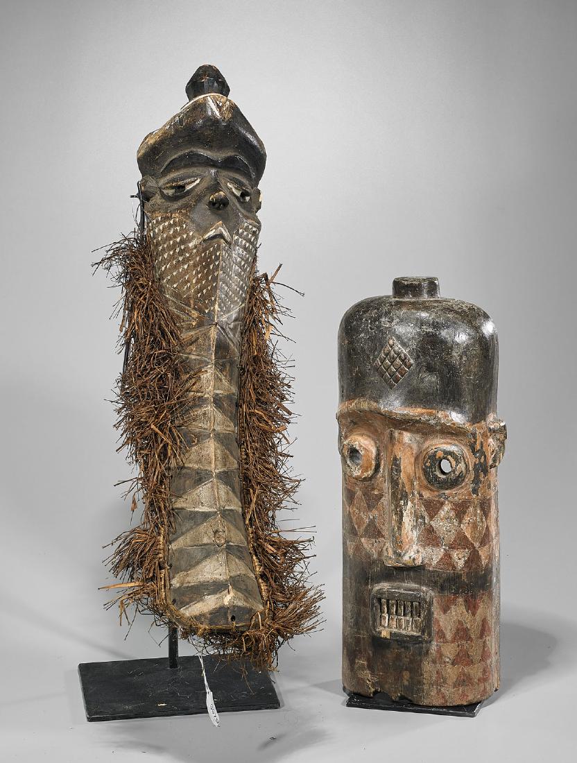 Two Pende Polychrome Wood Masks (1 of 1)