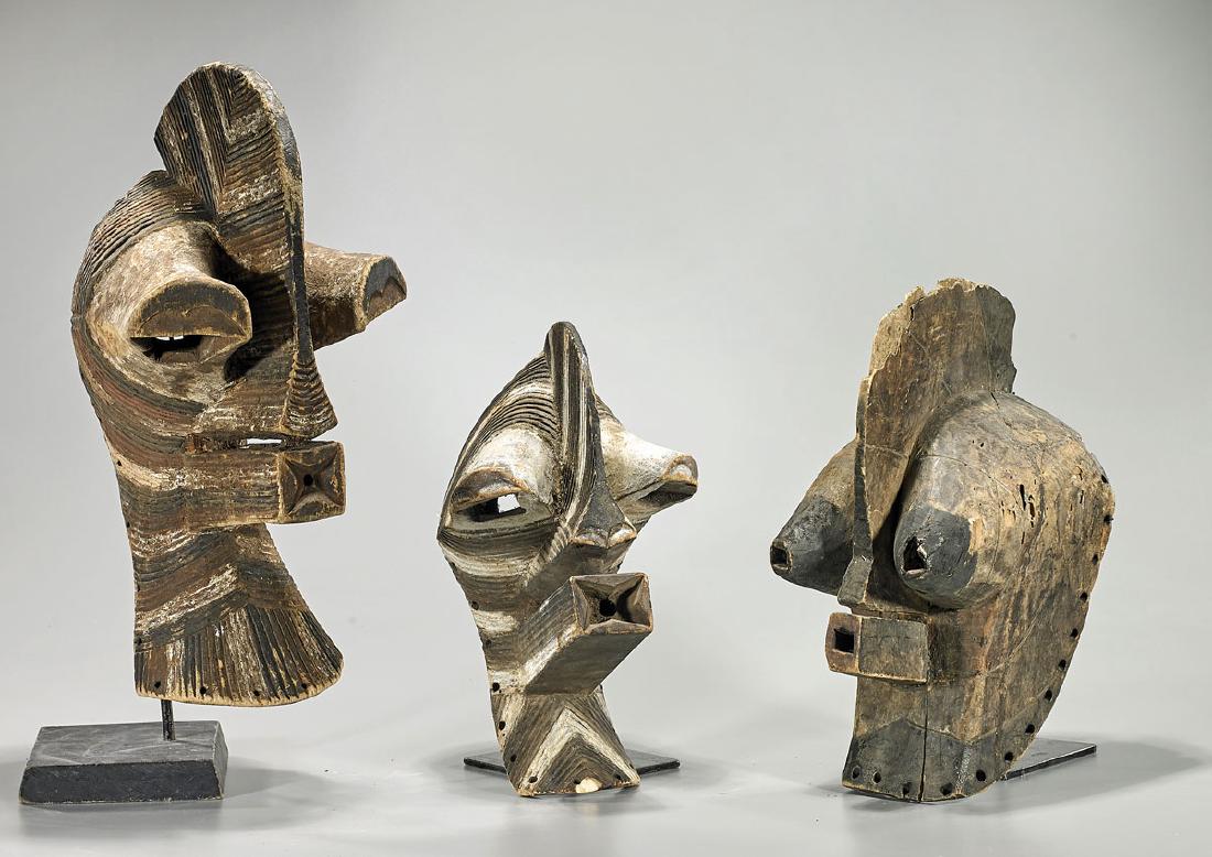 Group of Three Songye 'Kifwebe' Masks (1 of 1)