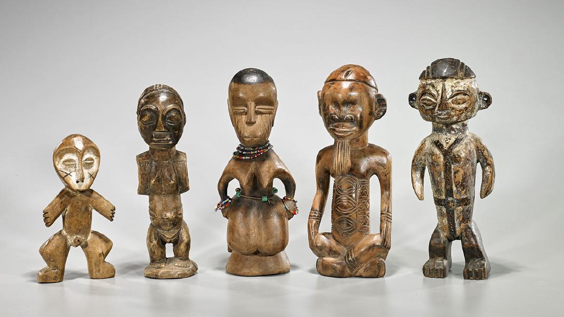Group of Five African Figures (1 of 1)