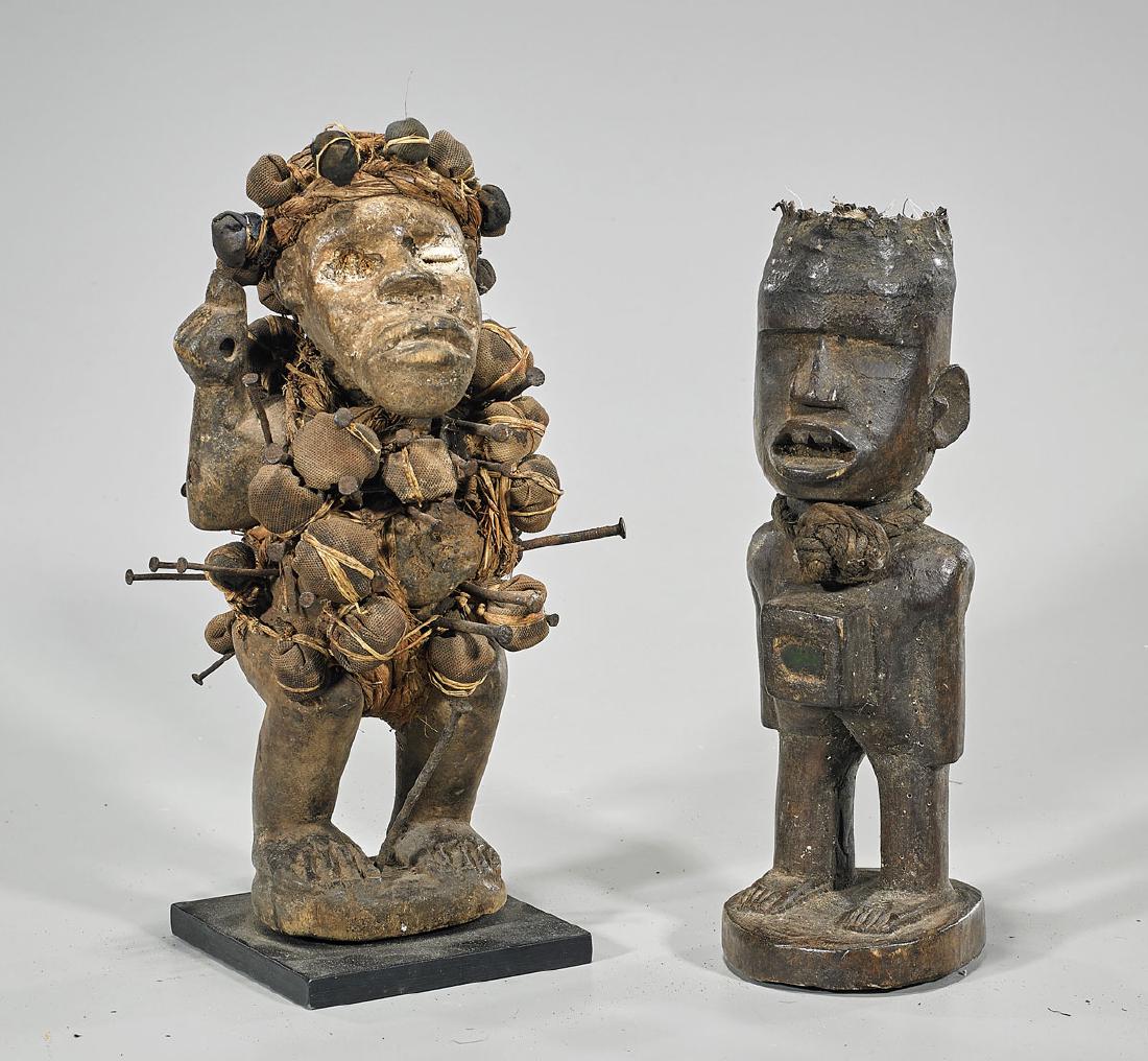 Two Kongo 'Nkisi Nkondi' Figures (1 of 1)