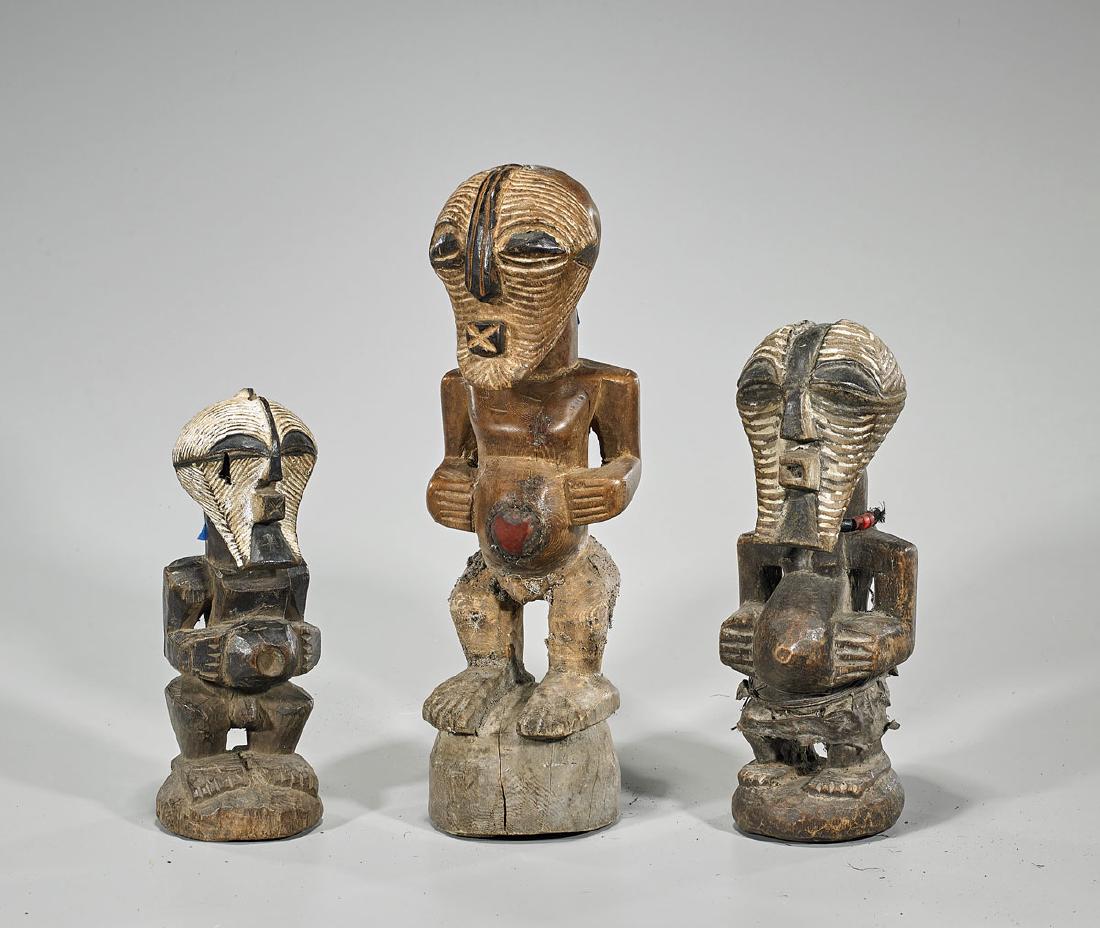 Group of Three Songye 'Kifwebe' Figures (1 of 1)