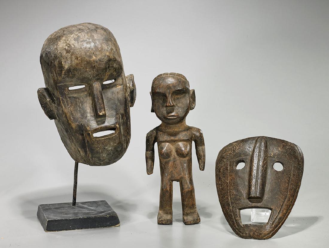 Three Tanzanian Carved Wood Pieces (1 of 1)
