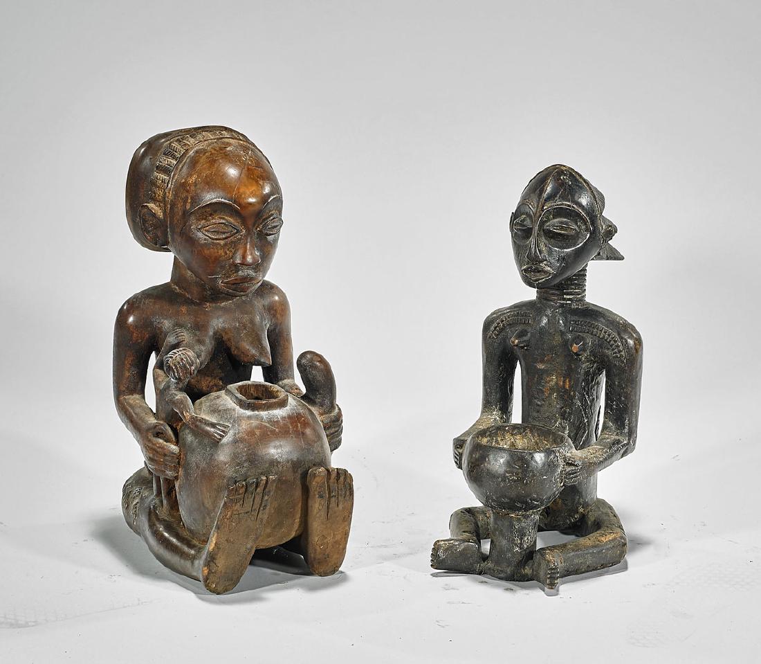 Two Luba 'Mboko' Figures (1 of 1)