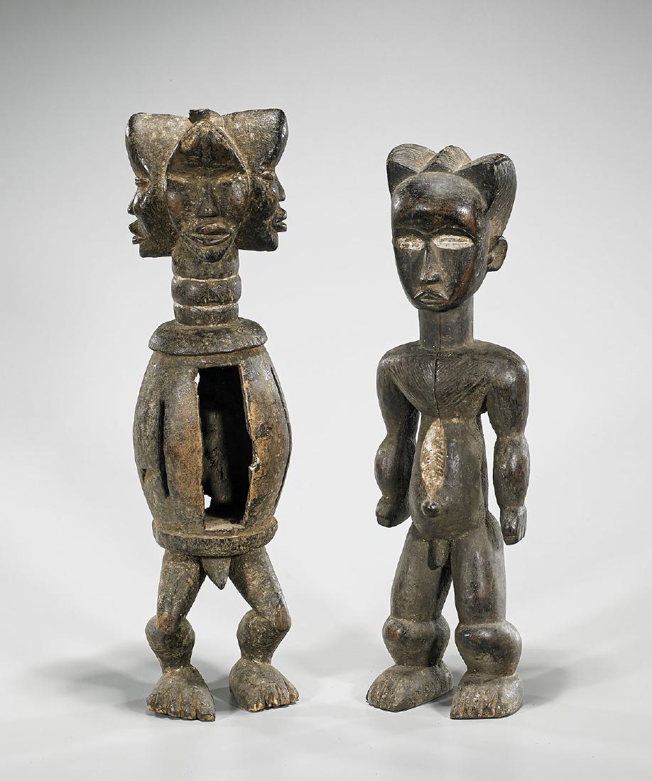 Two Dan Carved Wood Figural Pieces (1 of 1)