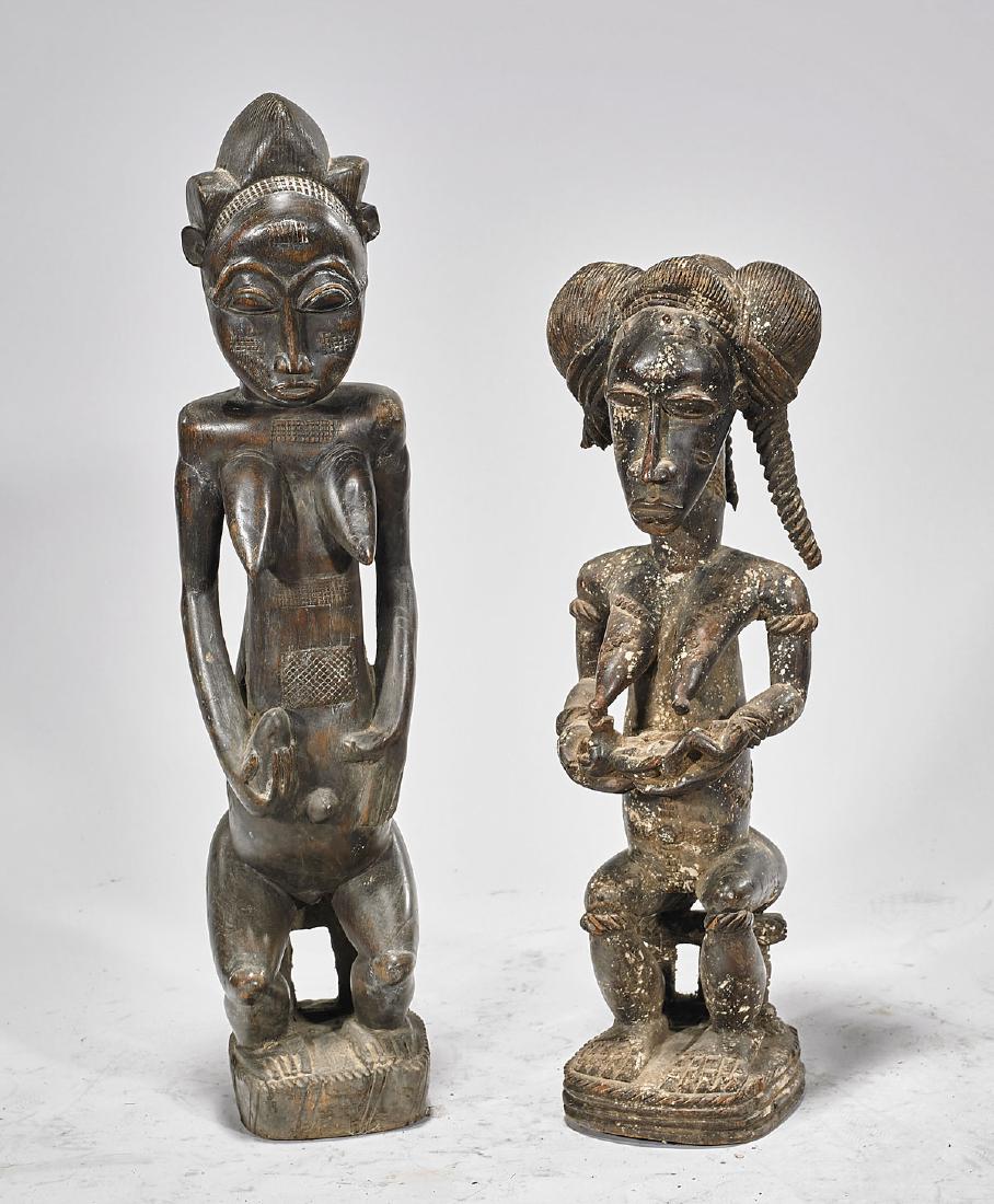 Two Baule Figures of Female Form (1 of 1)