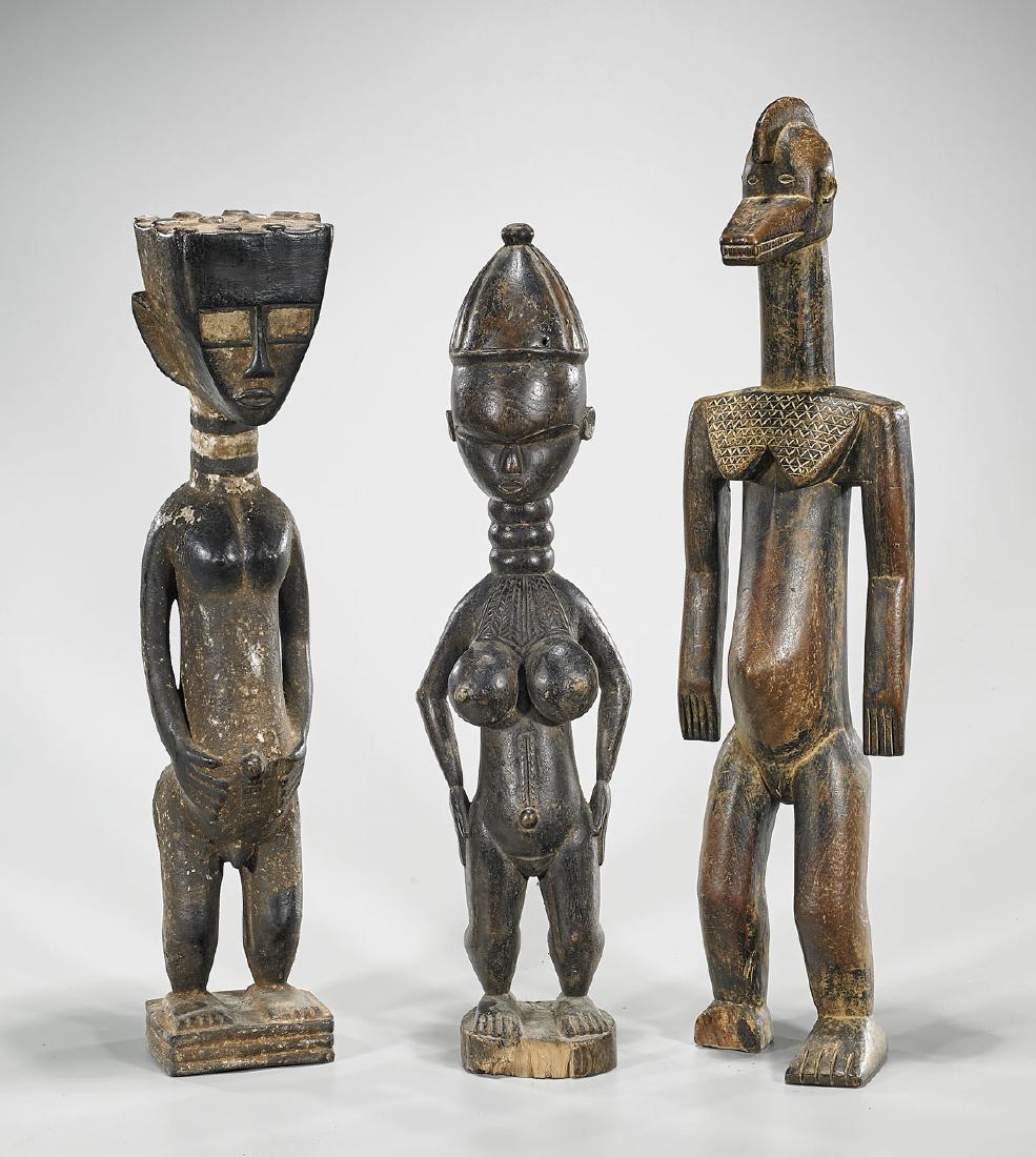 Group of Three Various African Figures (1 of 1)