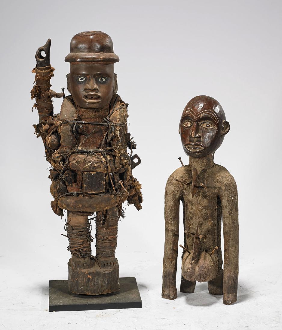 Two Kongo 'Nkisi Nkondi' Figures (1 of 1)