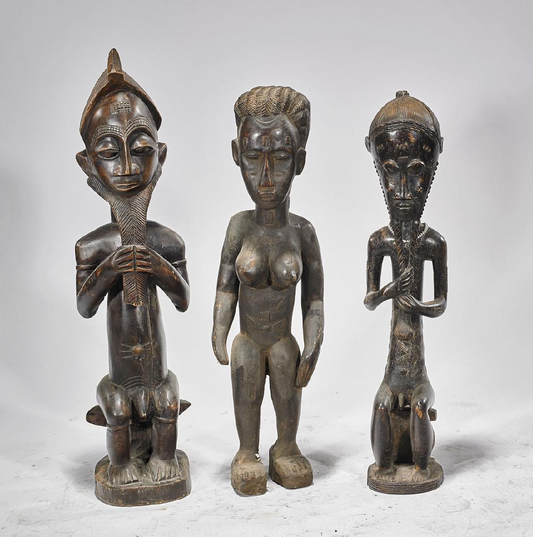 Group of Three Baule Figures (1 of 1)
