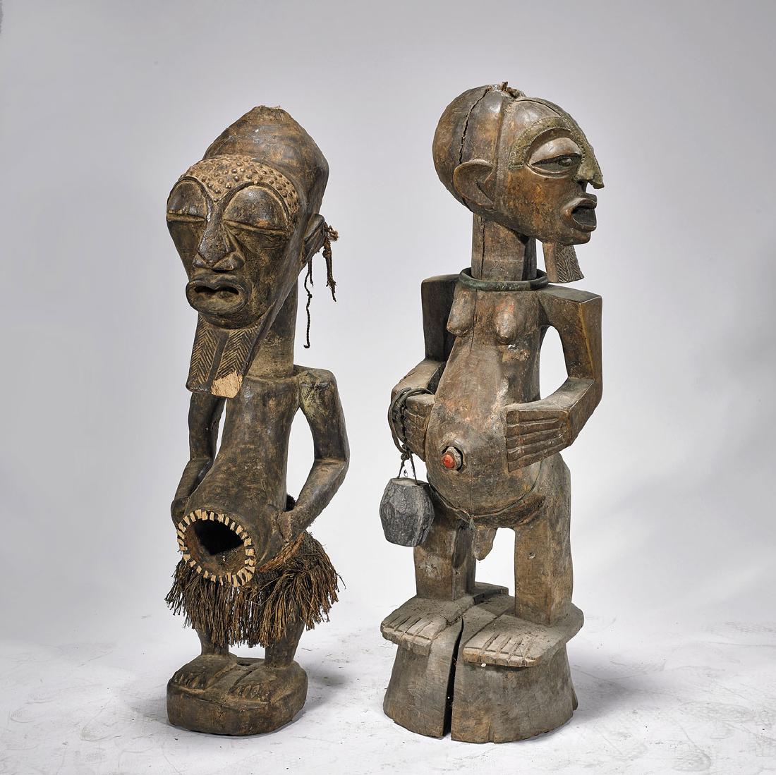 Two Songye 'Nkisi' Figures (1 of 1)