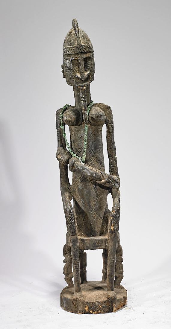Tall Dogon Seated Maternity Figure (1 of 1)