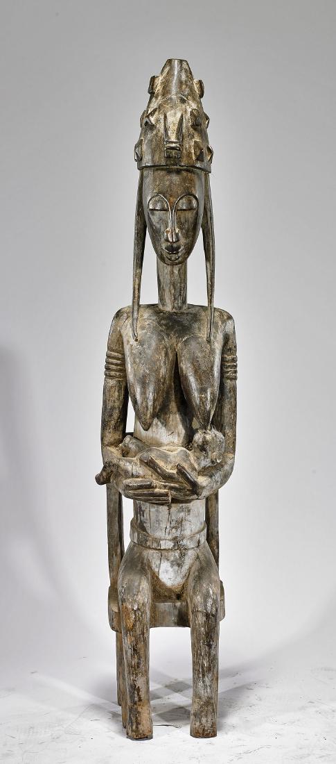 Tall Bambara Maternity Figure (1 of 1)