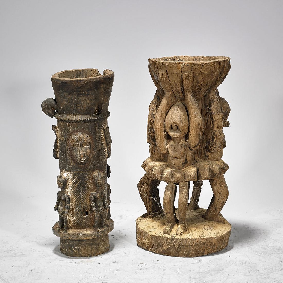 Two Dogon & Baule Figural Pieces (1 of 1)