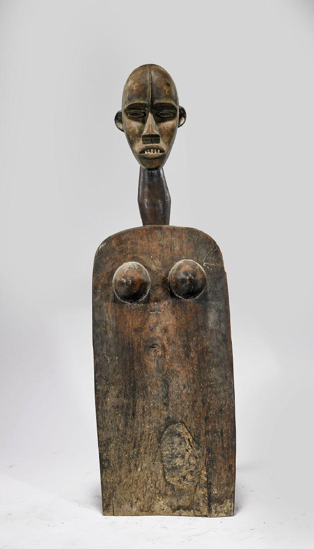 Tall Dan Carved Wood Figural Piece (1 of 1)