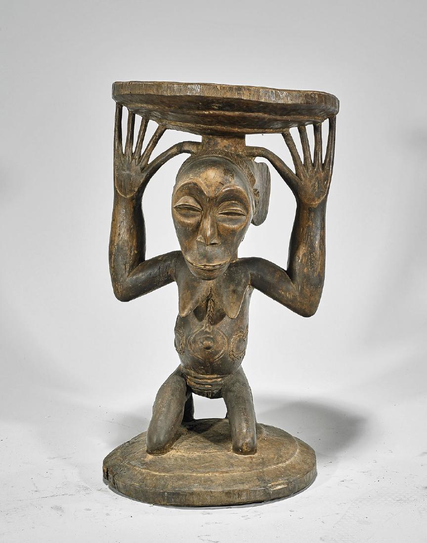Luba/Hemba Figural Stool (1 of 1)