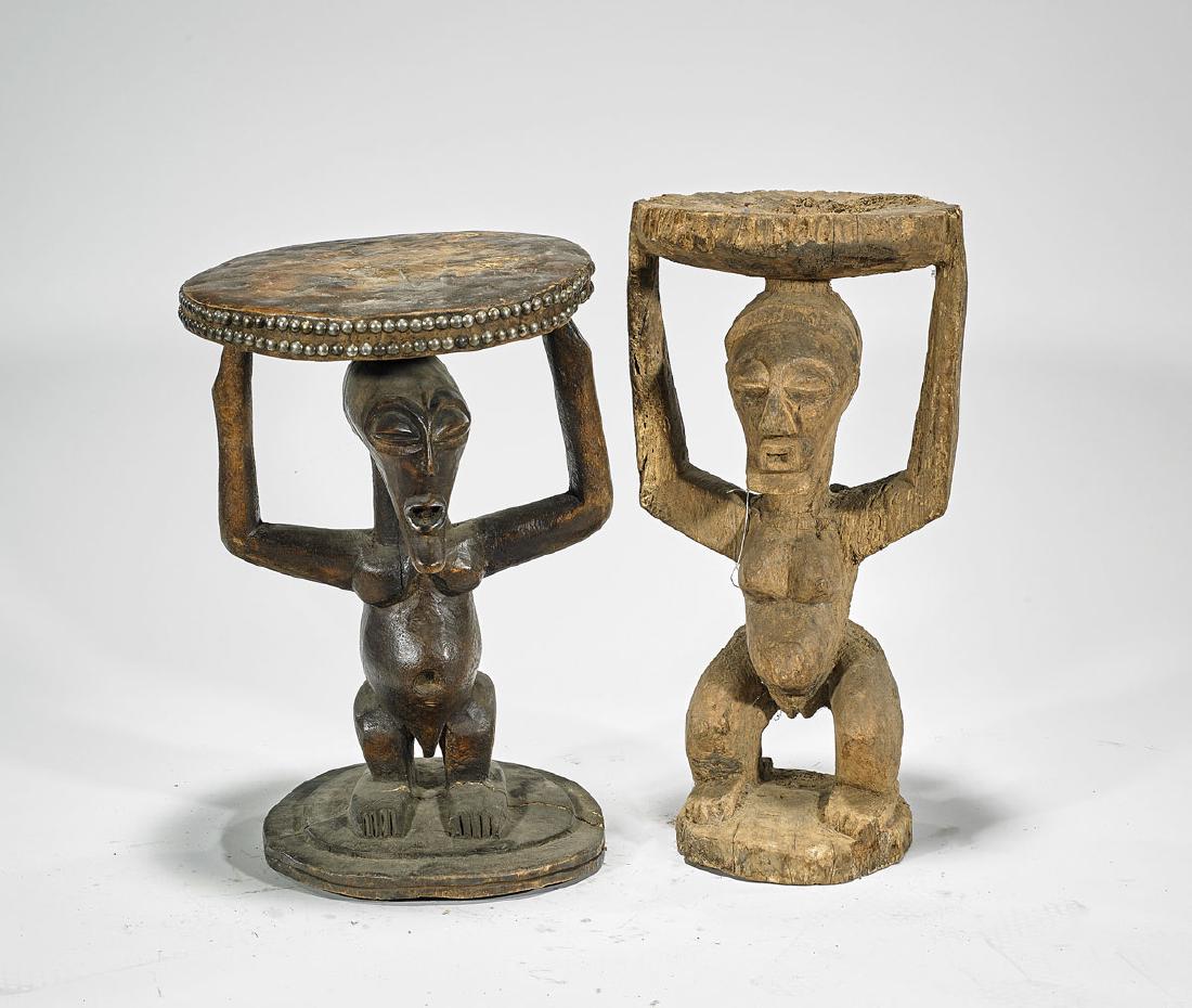 Two Songye Figural Stools (1 of 1)