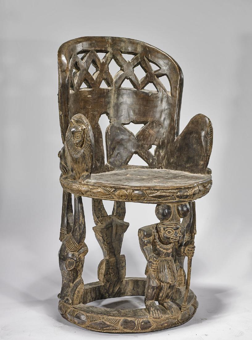 Large Yoruba Armchair (1 of 2)
