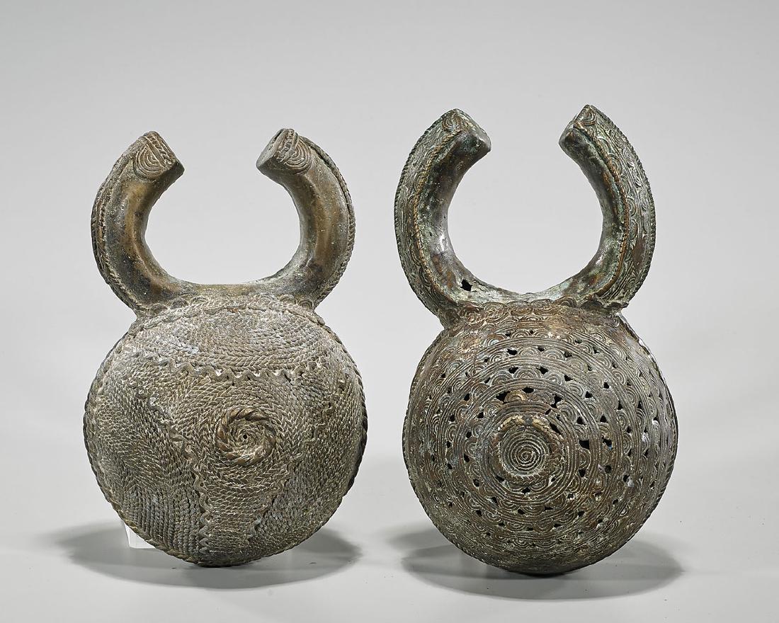 Pair Large Bronze Bells (1 of 2)