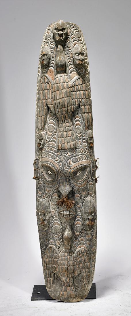 Large Sepik Carved Wood Panel (1 of 1)