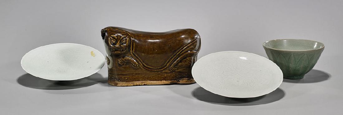 Group of Four Chinese Song-Style Ceramic Pieces (1 of 1)