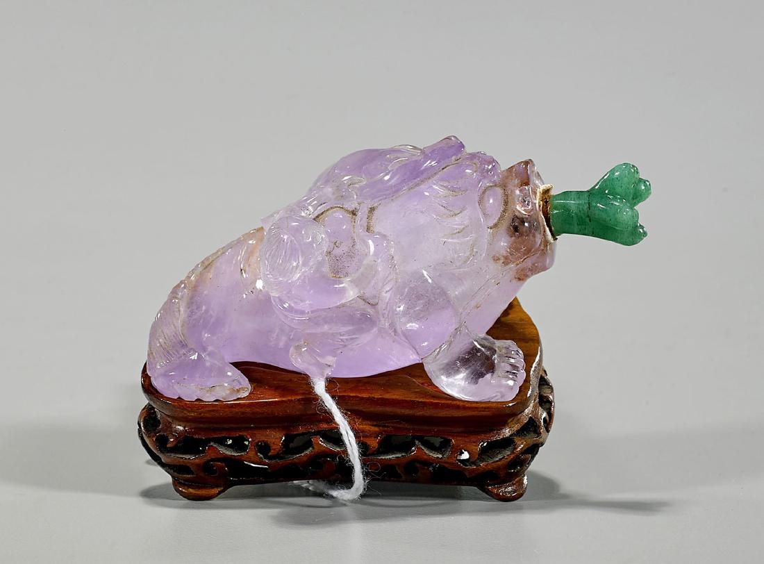 Antique Chinese Amethyst Snuff Bottle (1 of 1)