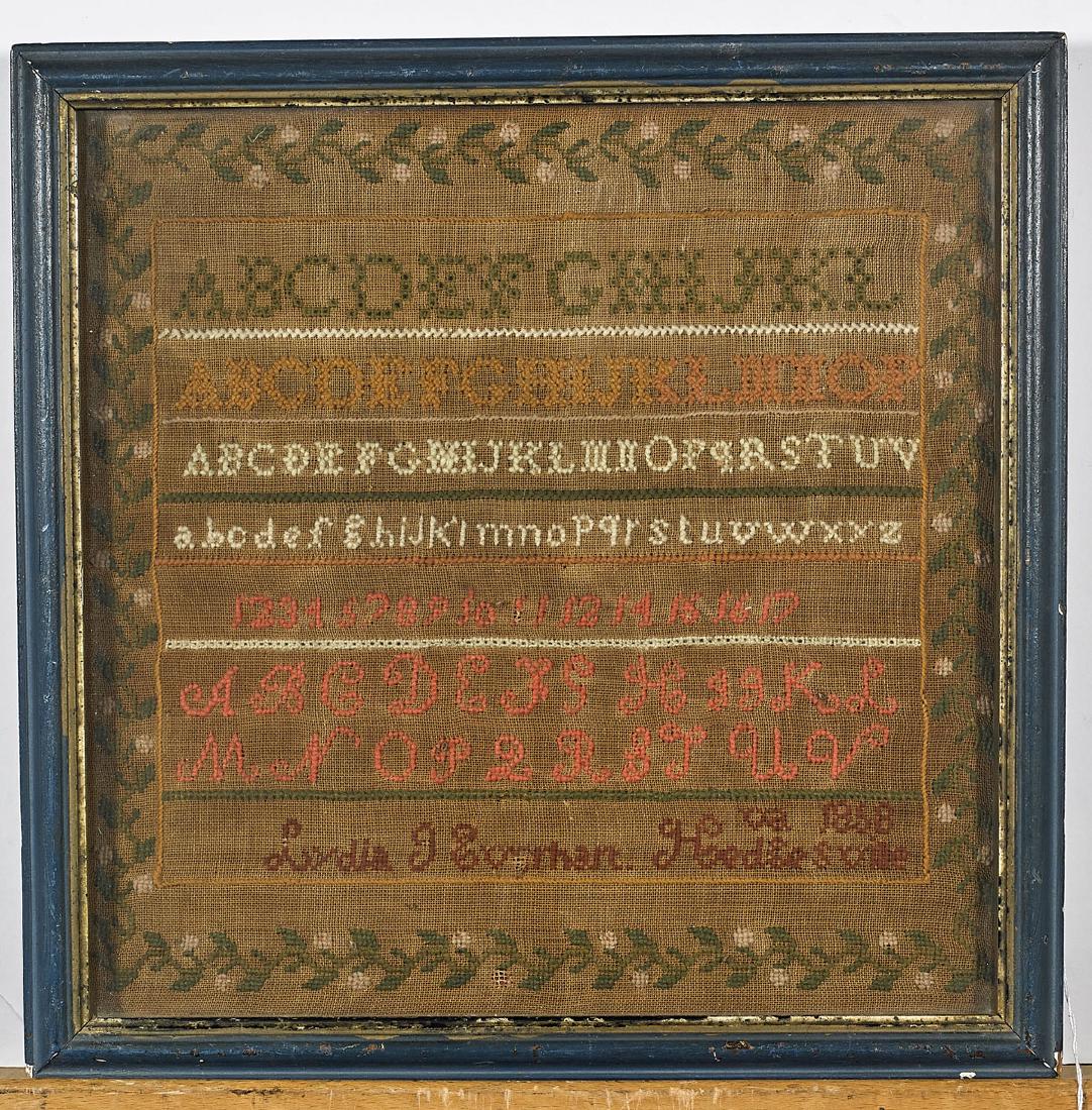 Antique Needlepoint Sampler (1 of 1)