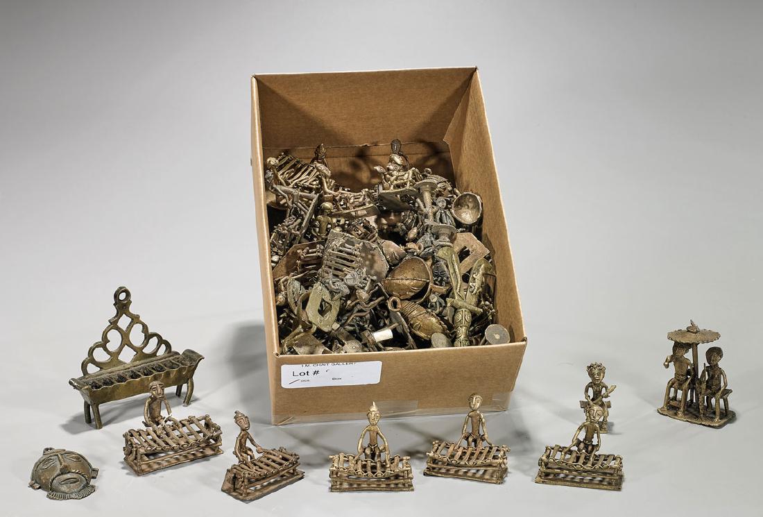 Large Group of African Metalwork Pieces (1 of 1)