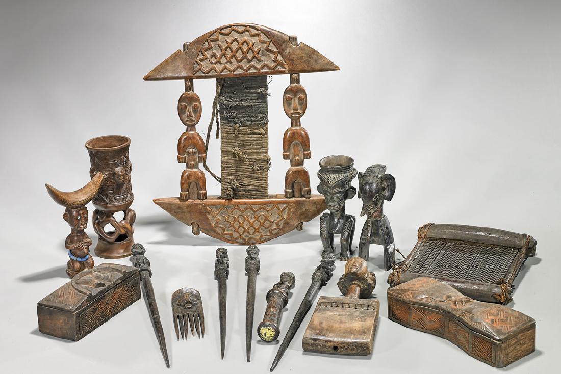 Large Group of Fifteen Various African Implements (1 of 1)
