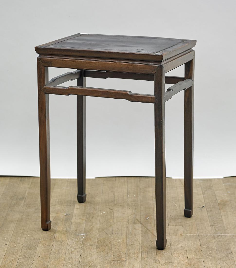 Tall Old Chinese Wood Side Table (1 of 1)