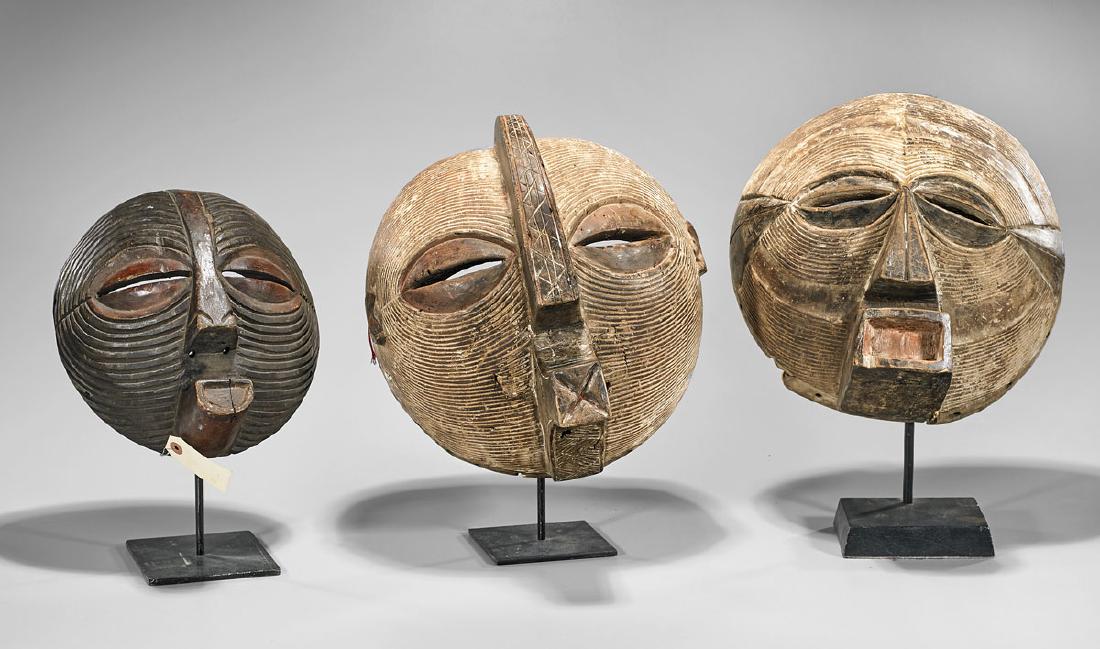 Three Luba 'Kifwebe' Masks (1 of 1)