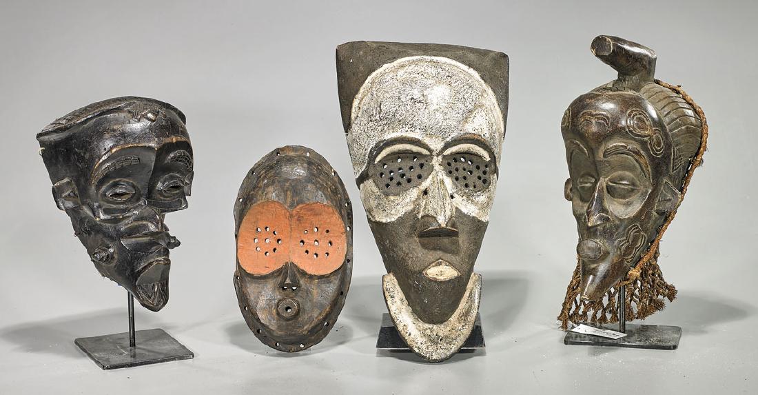 Group of Four Lulua Masks (1 of 1)