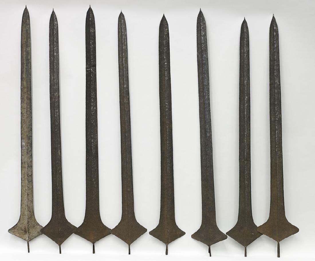 Group of Eight Topoke Metal 'Liganda' Currency Pieces (1 of 1)