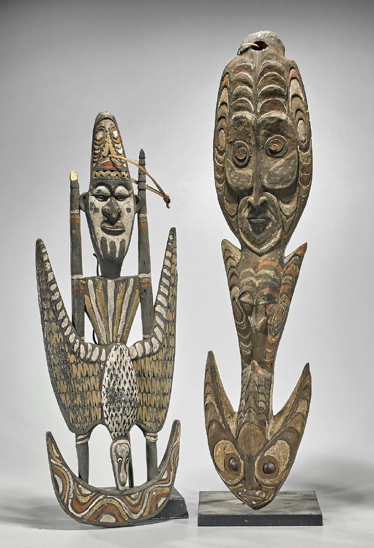 Two Sepik Wood Suspension Hooks (1 of 1)