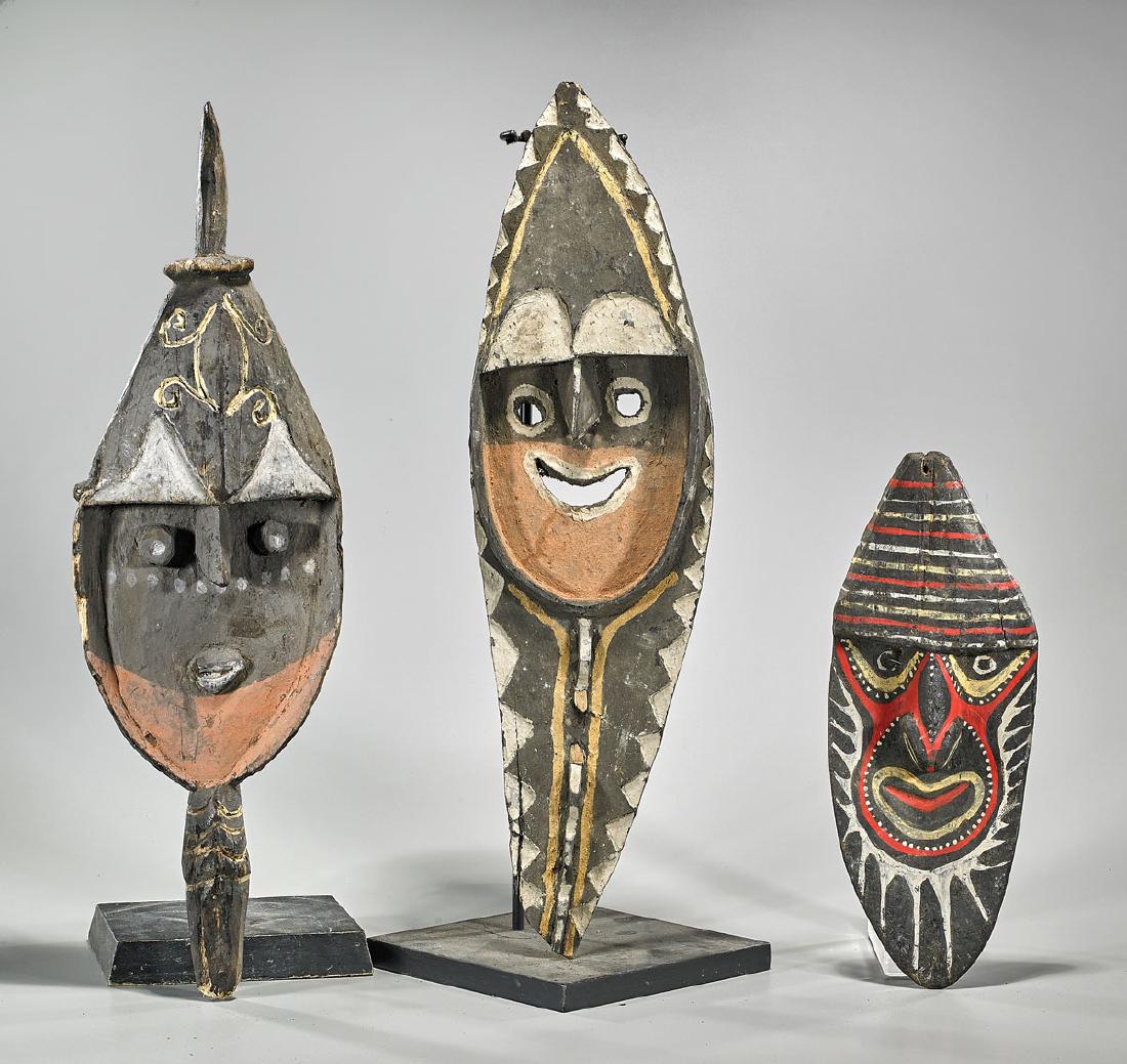 Group of Three Sepik Masks (1 of 1)