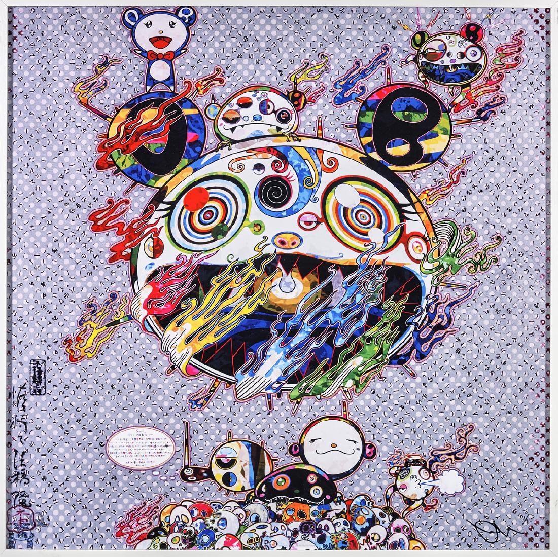 OFFSET LITHOGRAPH BY TAKASHI MURAKAMI: Chaos (1 of 3)
