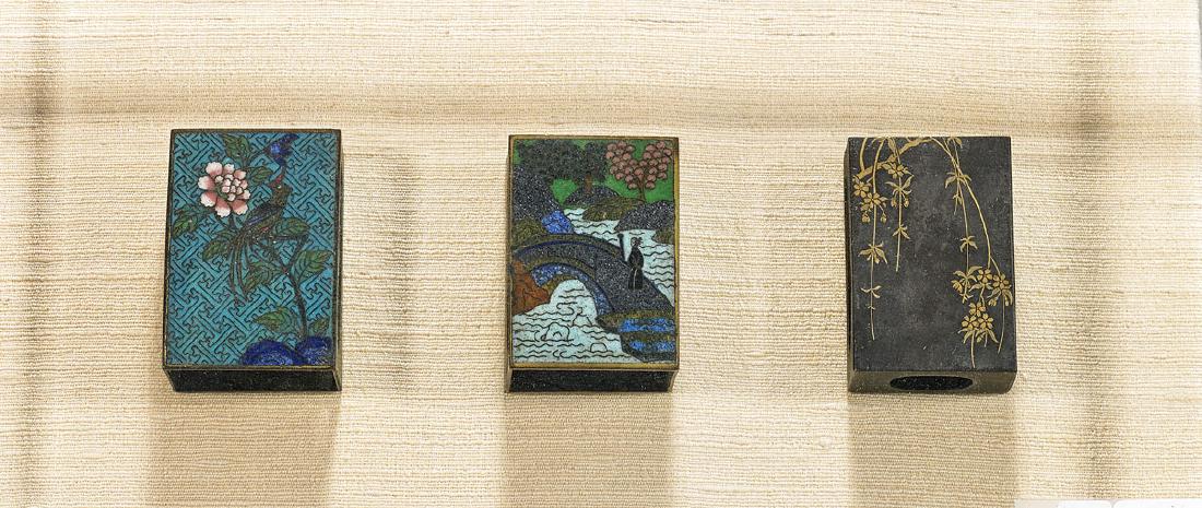 Group of Three Antique Chinese & Japanese Matchbox (1 of 1)