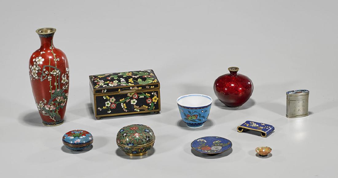 Group of Old & Antique Chinese & Japanese Metalwork (1 of 1)