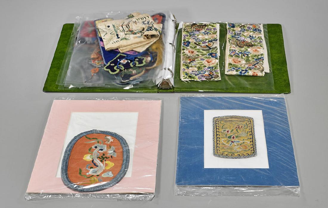 Large Collection of Various Chinese Silk Embroidery (1 of 3)