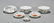 Group of Six Antique Chinese Enameled Porcelain Dishes