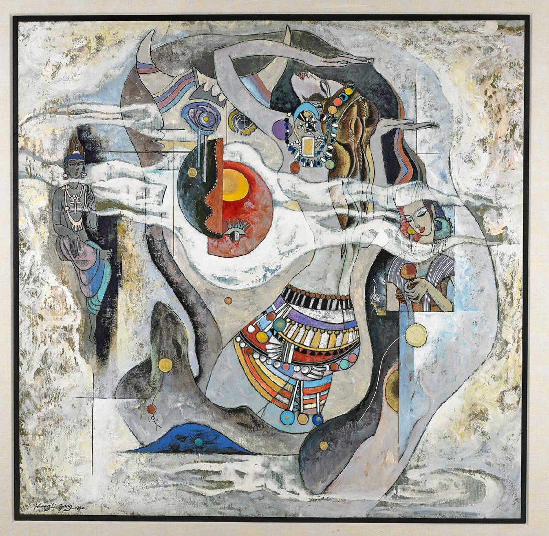 Massive Contemporary Chinese Painting (1 of 2)