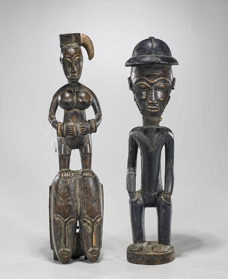 Two Baule Carved Wood Pieces (1 of 1)