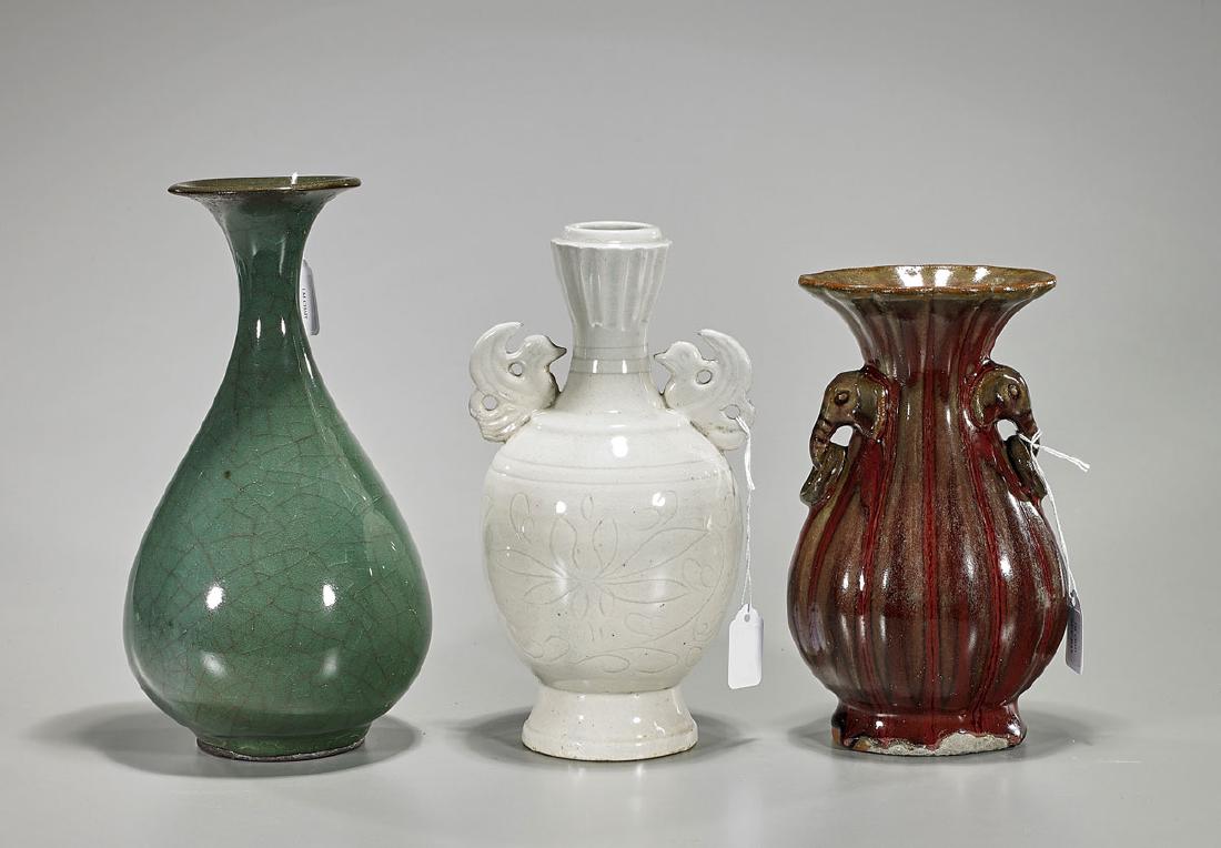 Three Song-Style Porcelain Vases (1 of 2)