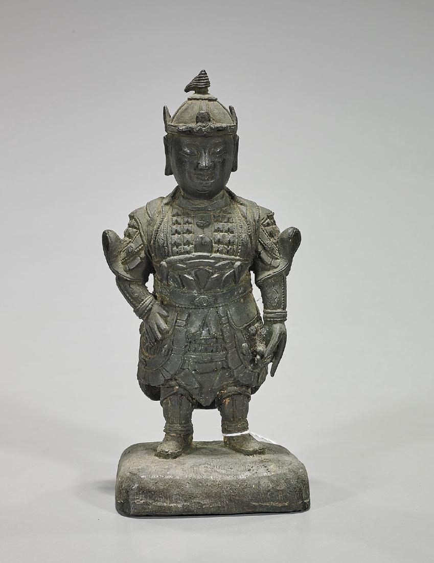 Antique Chinese Bronze Standing Figure (1 of 1)