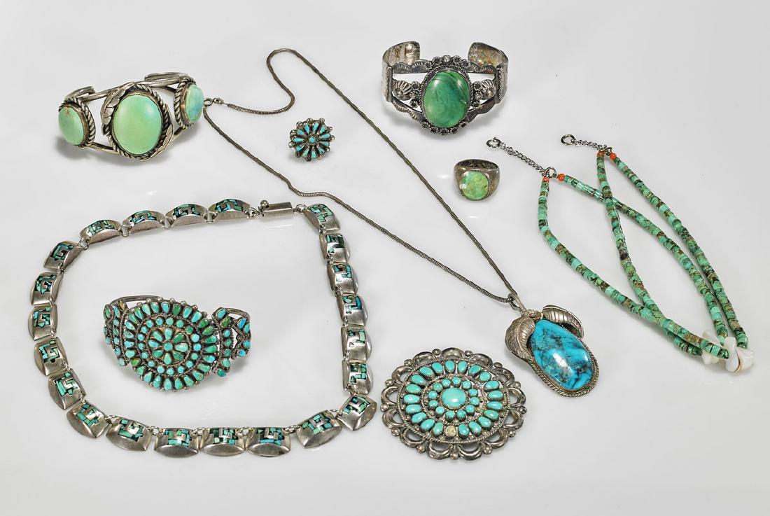 Large Collection of Mexican & Native American Silver (1 of 1)