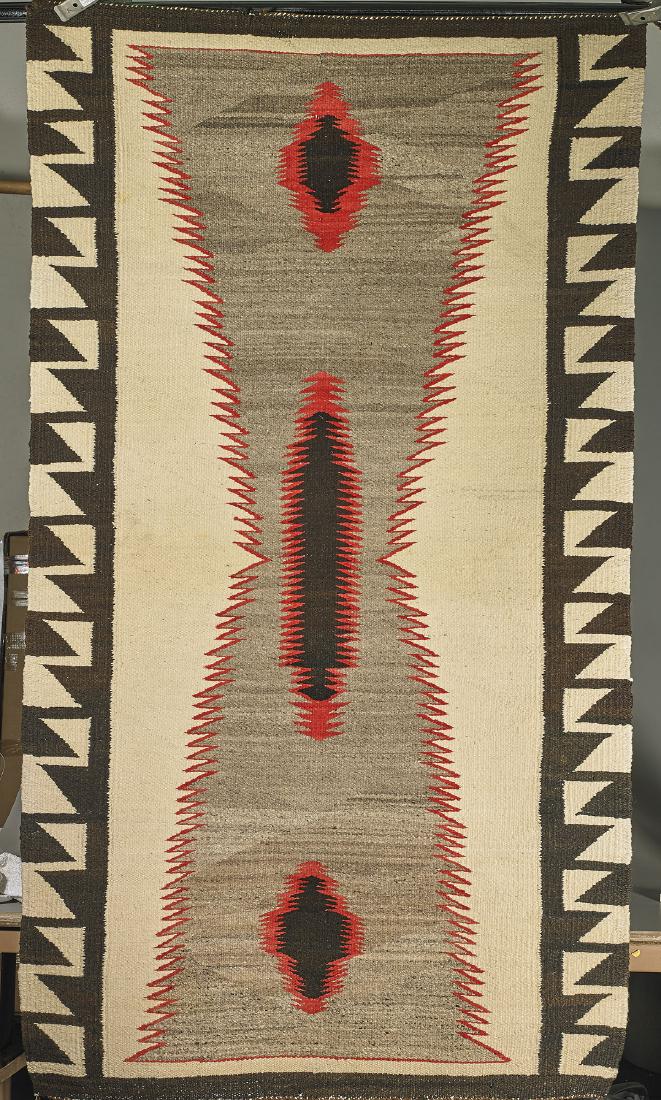 Navajo-Style Woven Wool Rug (1 of 1)